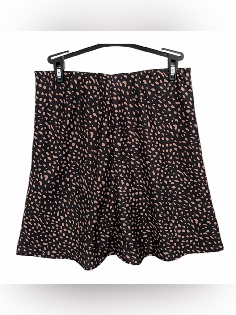 Urban Outfitters Black & Tan Leopard Print Mini Skirt